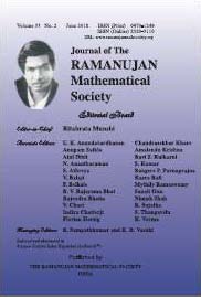Journal of the Ramanujan Mathematical Society